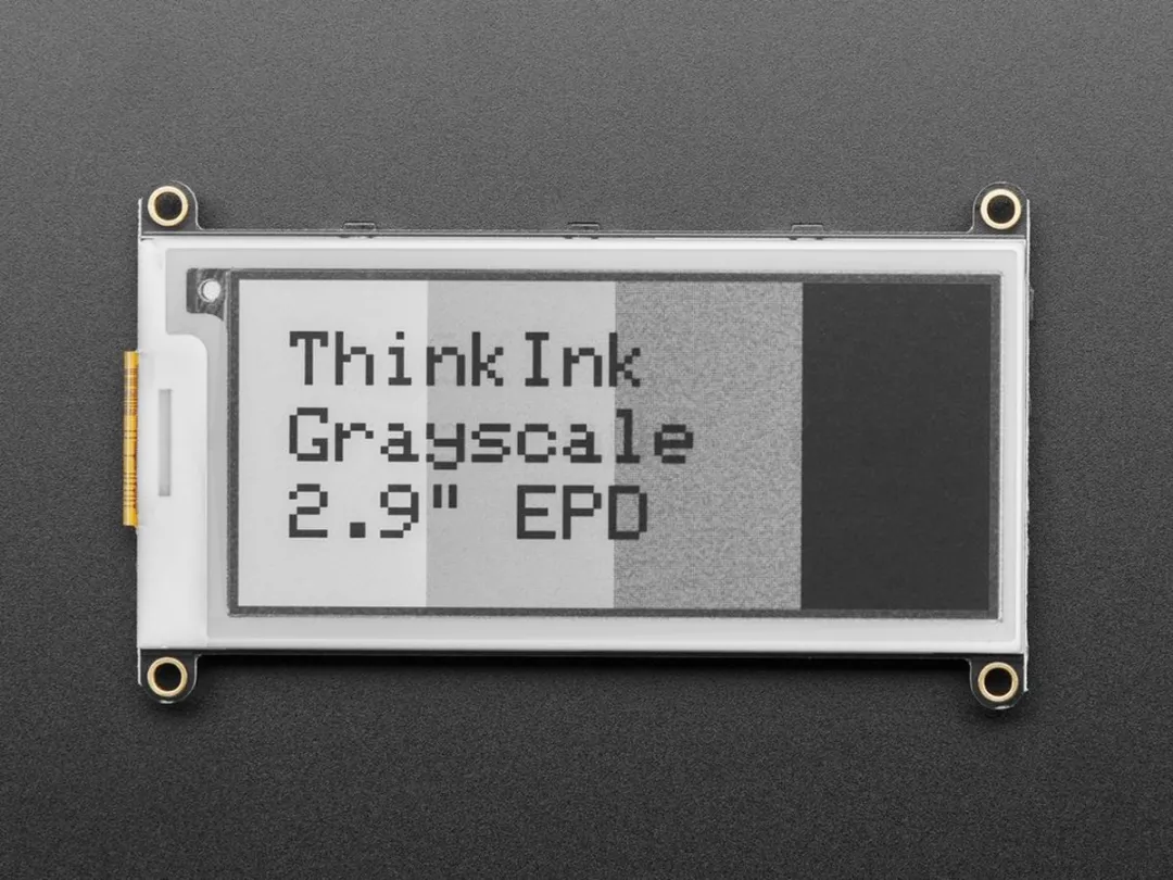 Adafruit 4777 2.9inch Grayscale eInk FeatherWing - Meerkleurig
