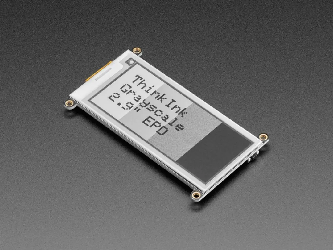 Adafruit 4777 2.9inch Grayscale eInk FeatherWing