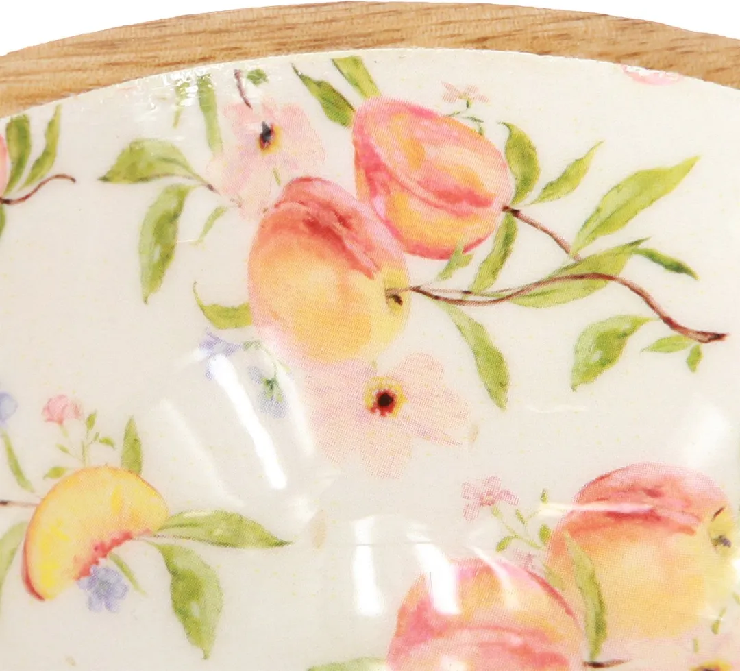 Kaemingk Decoratieve Schaal Mangohout Ø12,5cm