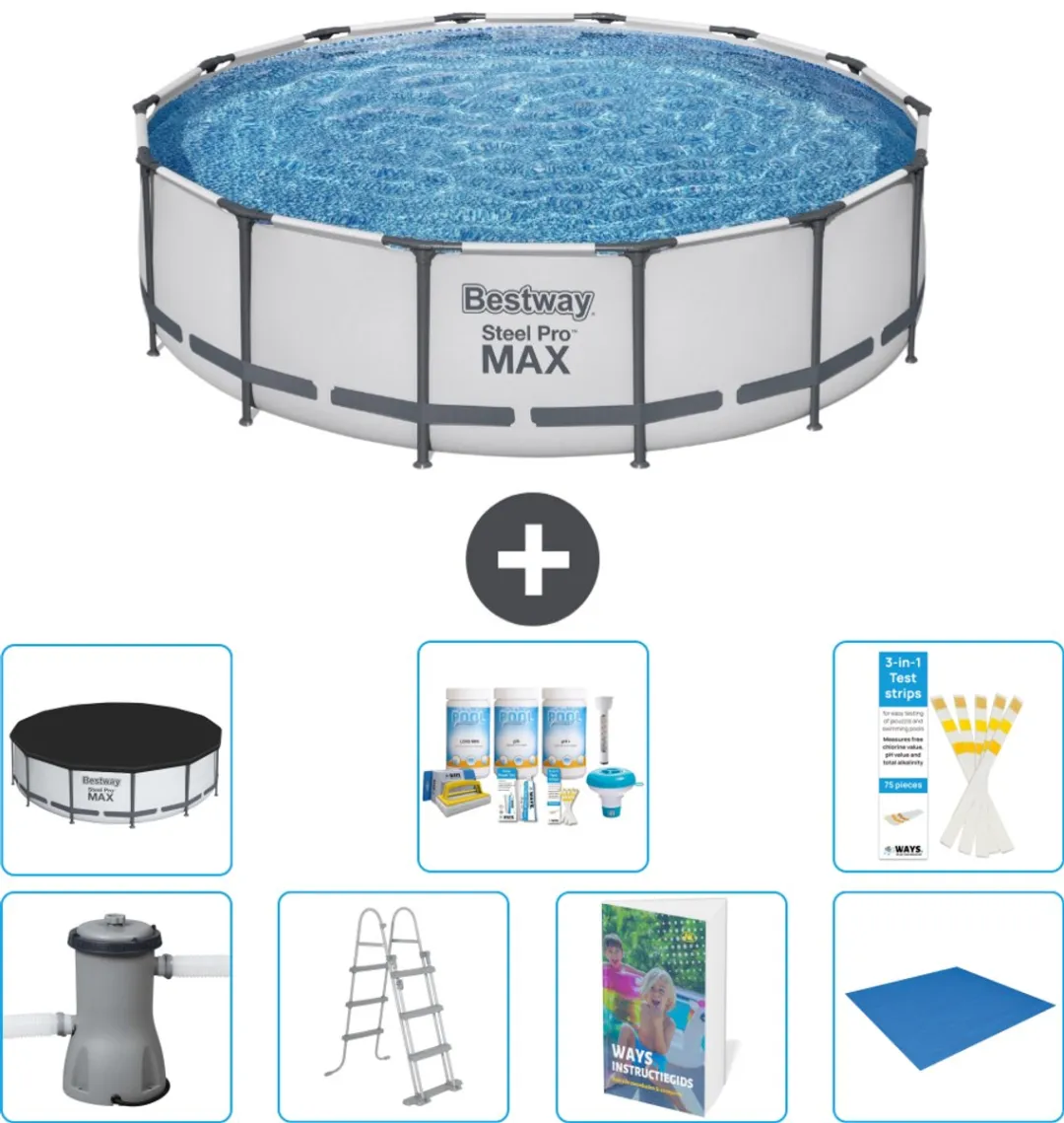 Bestway Steel Pro MAX Zwembad 427x107cm