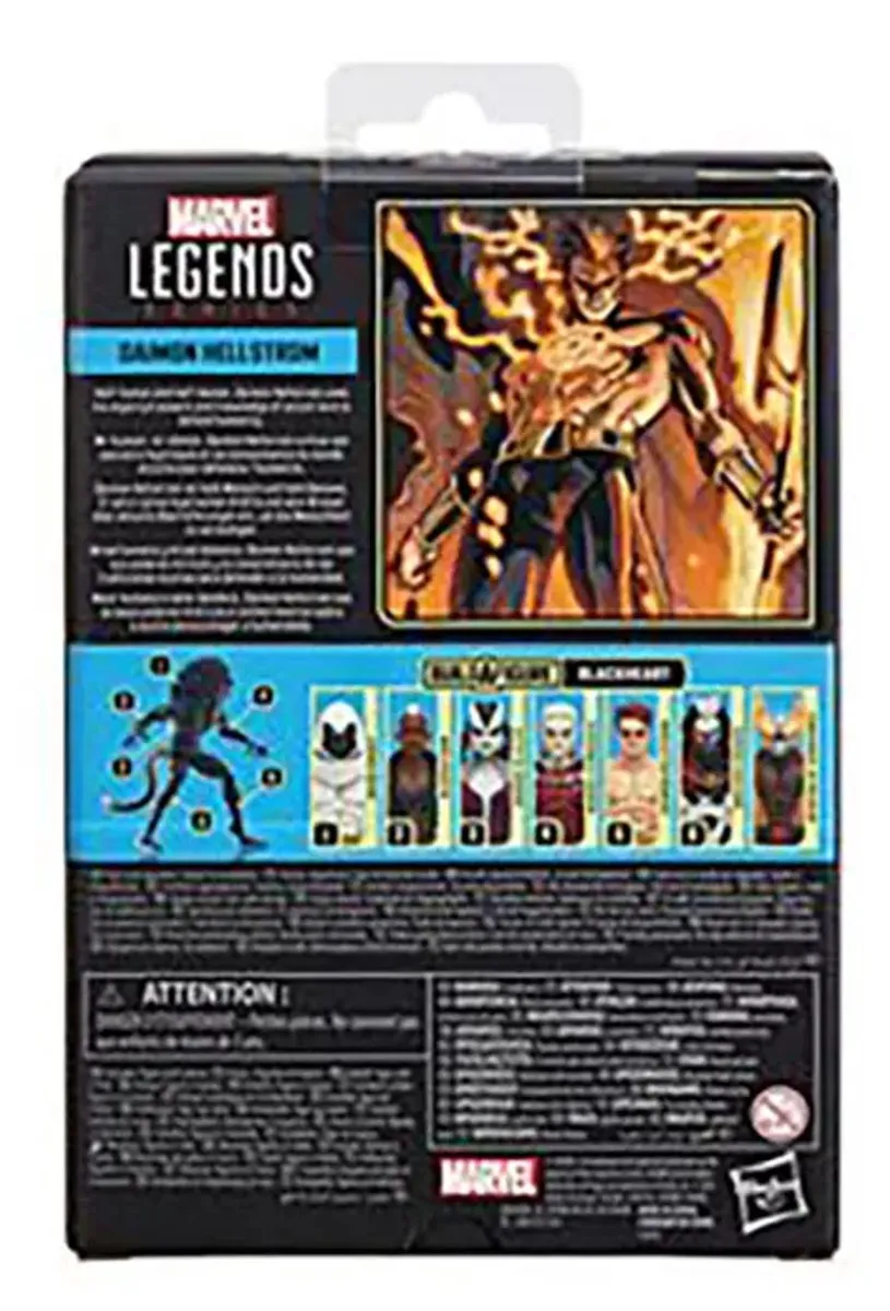 Hasbro Marvel Legends Daimon Hellstrom Action Figuur - 15cm - Multi - afbeelding 6 van 6