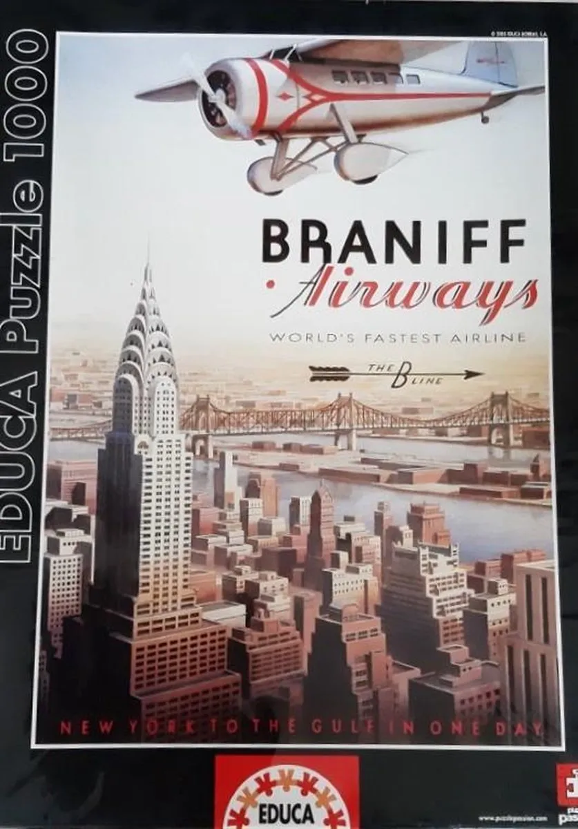 Educa Braniff Airways Puzzel 1000 Stuks
