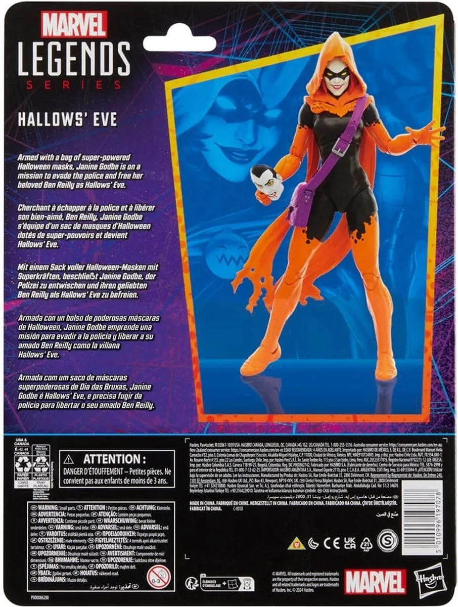 Hasbro Marvel Legends Spider-Man Action Figuur - Hallows' Eve - 15 cm - Multicolor