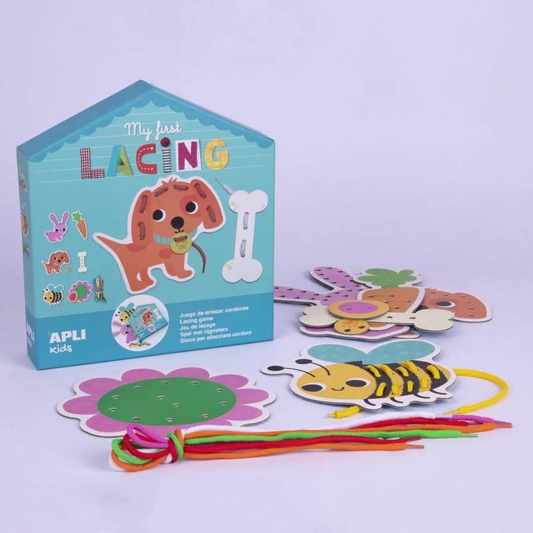 Apli Kids Veters Strikken Leren Dierenkaarten 17560