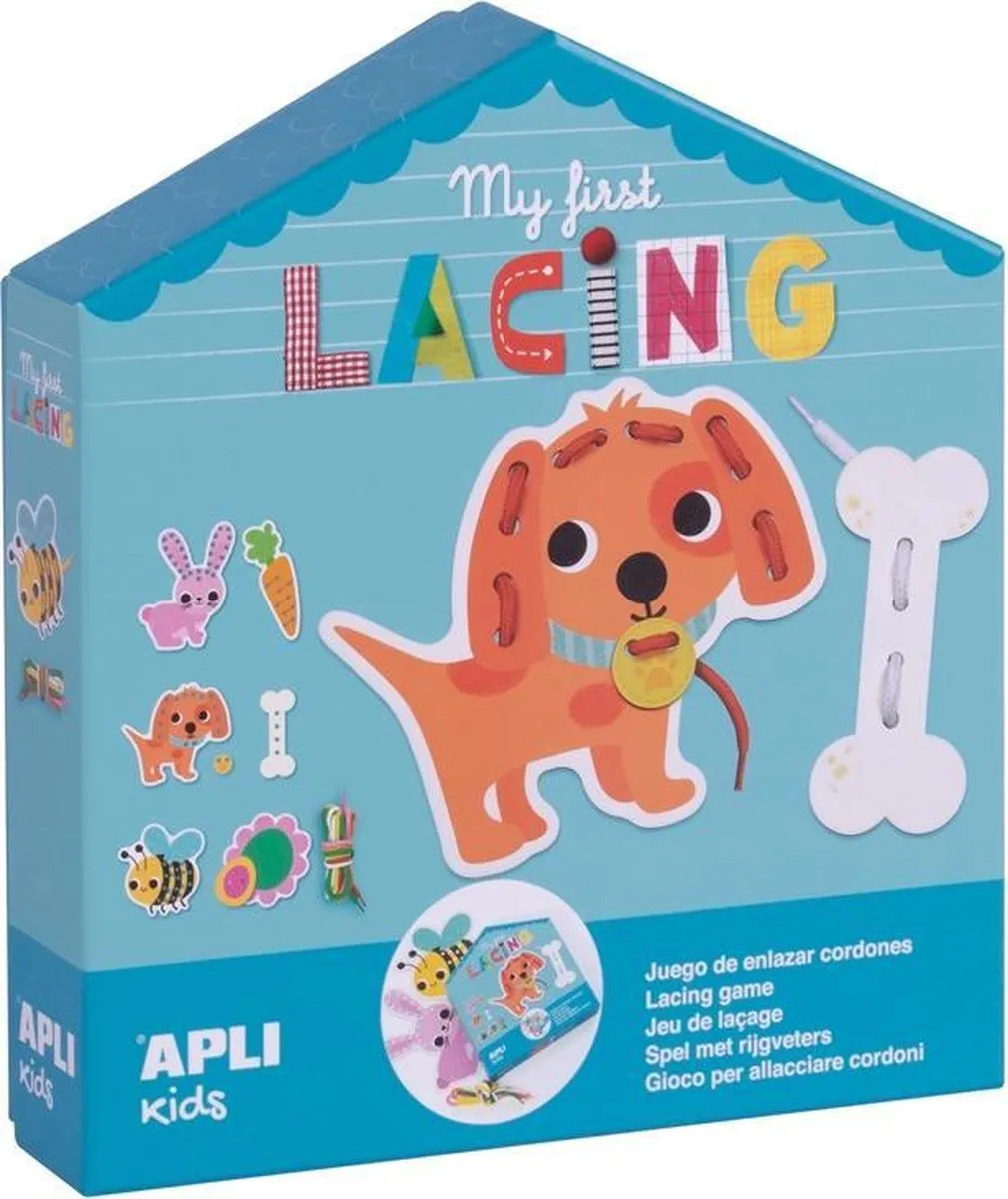 Apli Kids Veters Strikken Leren Dierenkaarten 17560