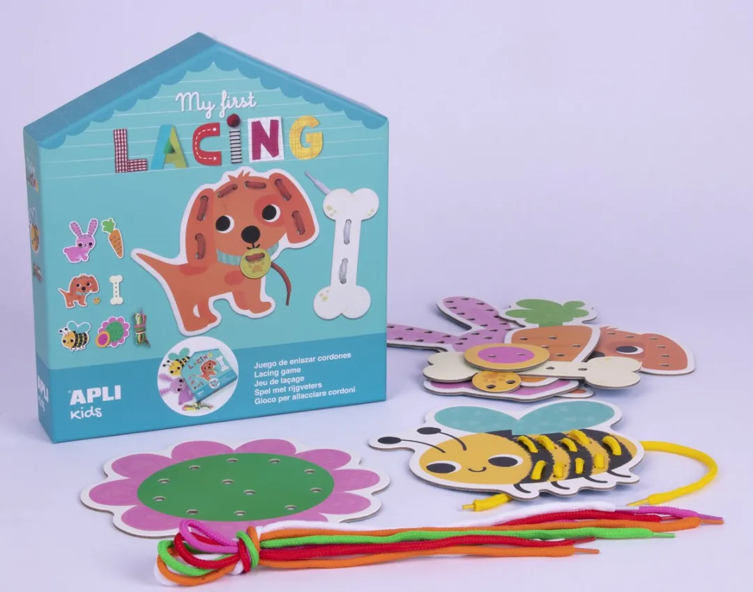 Apli Kids Veters Strikken Leren Dierenkaarten 17560