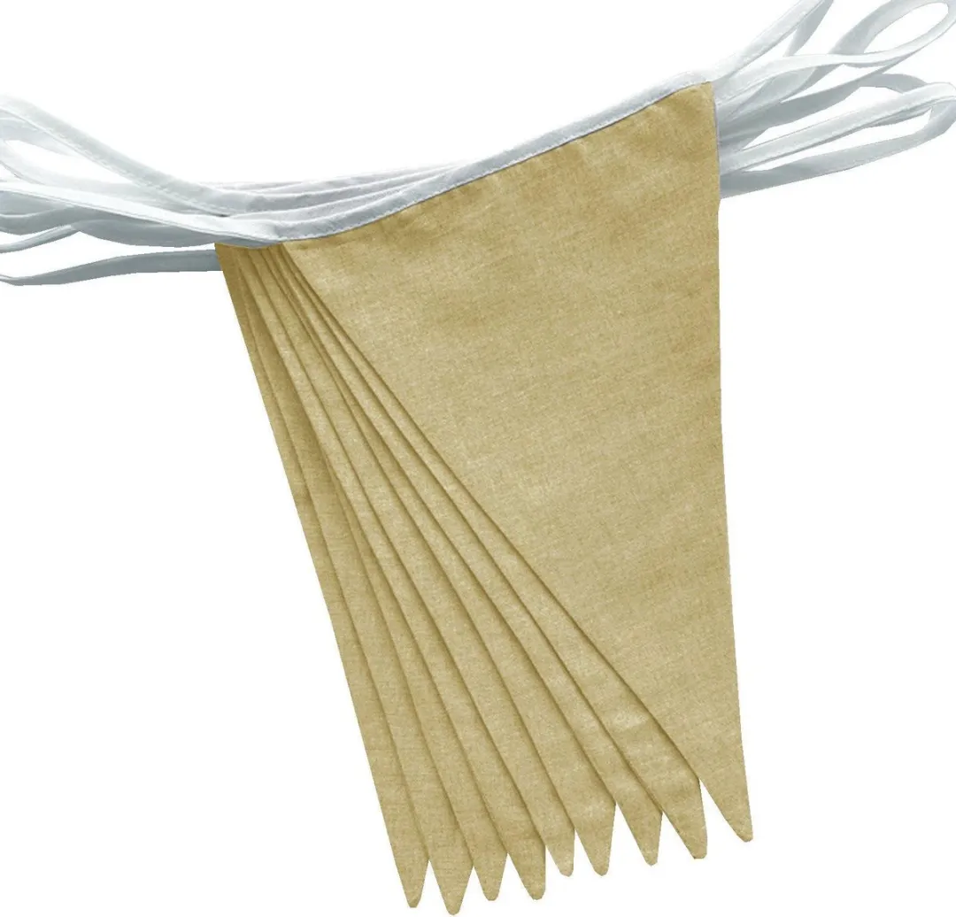 BINK Bedding Stoffen Slinger Bo Oker - 7.5m 15 Vlaggetjes