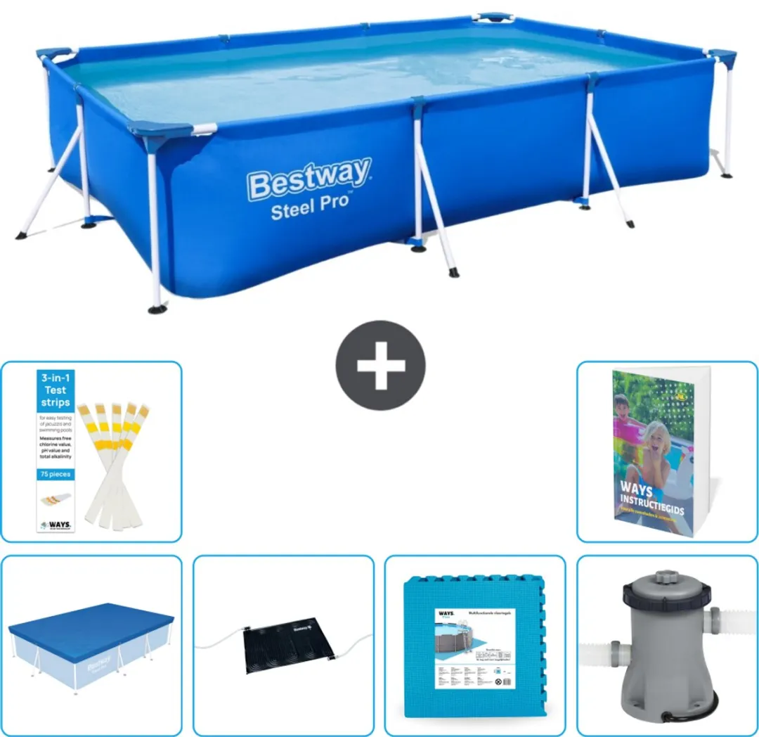 Bestway Steel Pro Zwembad 300x201x66cm