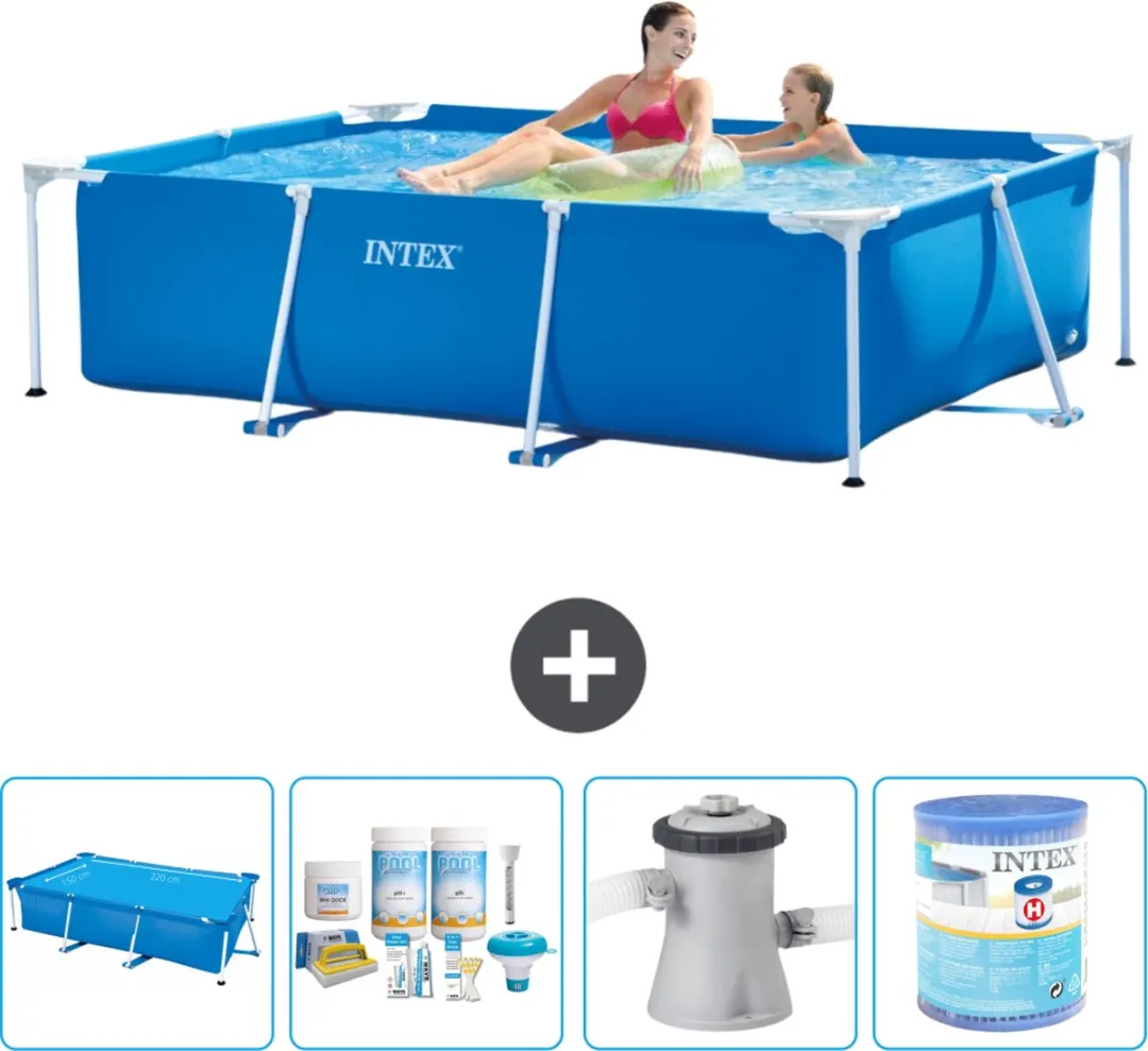 Intex Rechthoekig Frame Zwembad 220x150x60cm