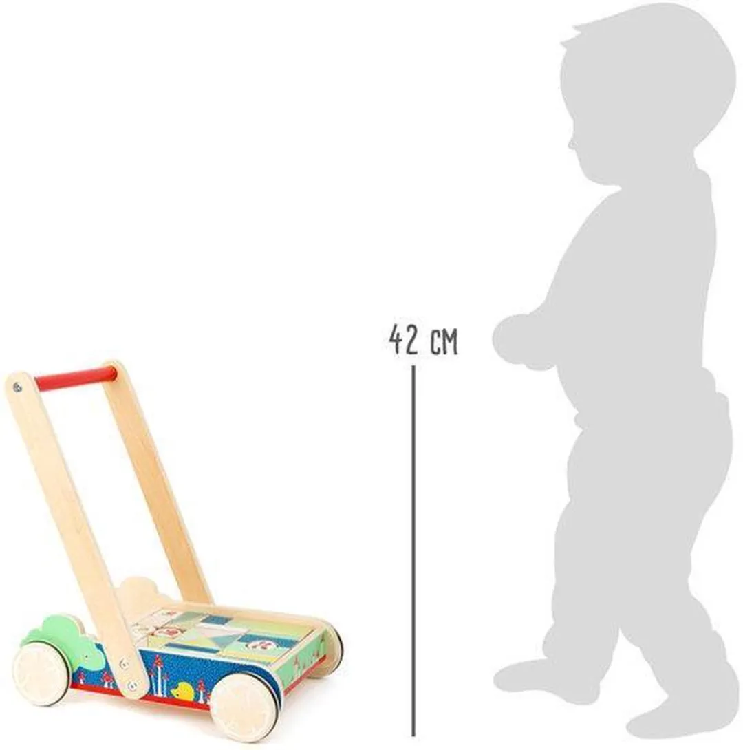Small Foot Move It! Junior Loopwagen 28-delig - Blank