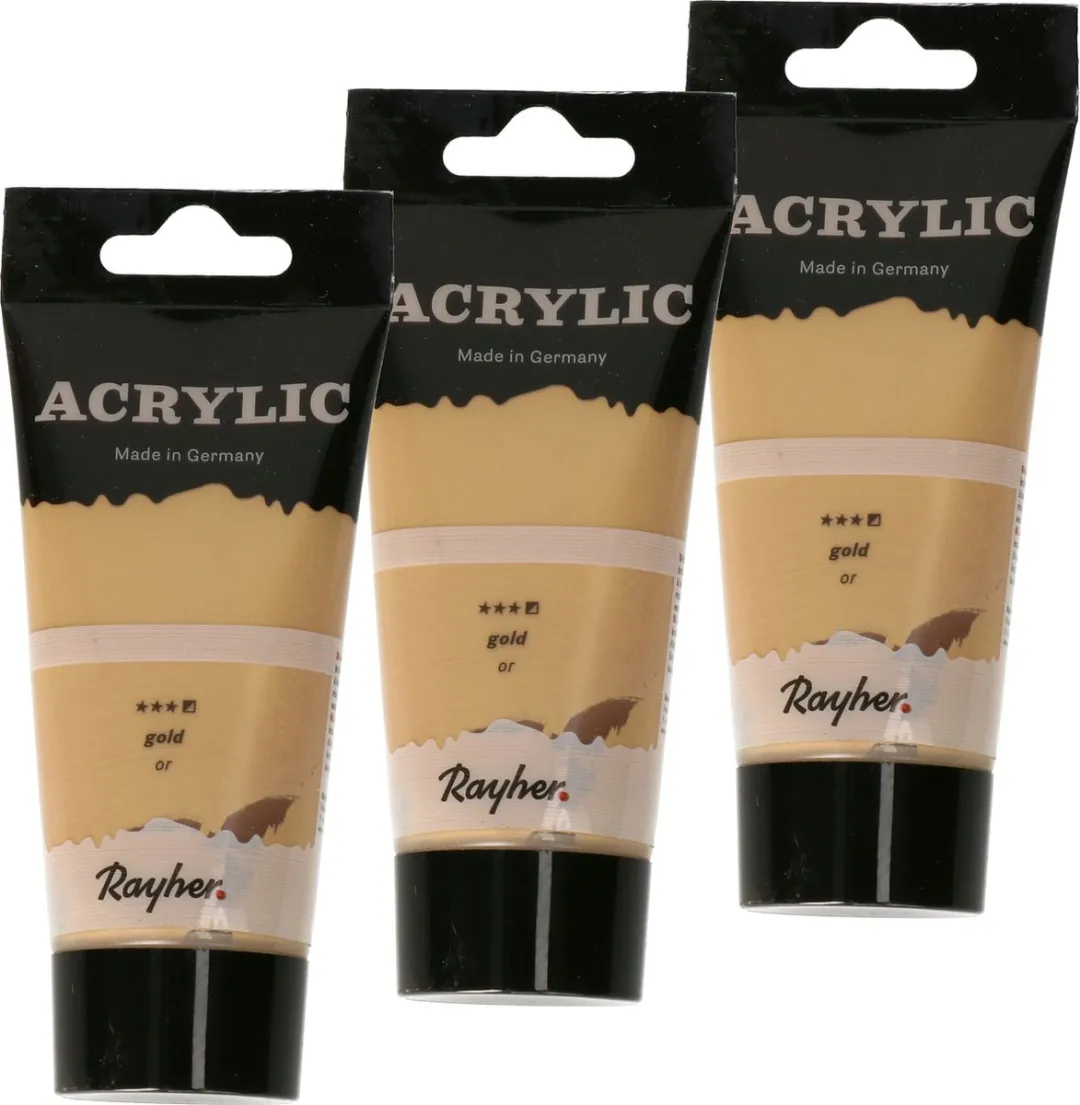 Rayher Acrylverf Goud 225ml