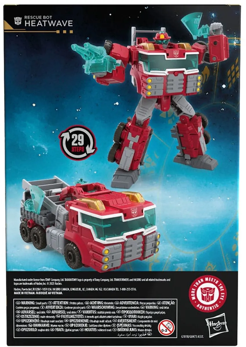 Hasbro Transformers Age of the Primes Voyager Heatwave Action Figuur - Multi - afbeelding 5 van 6