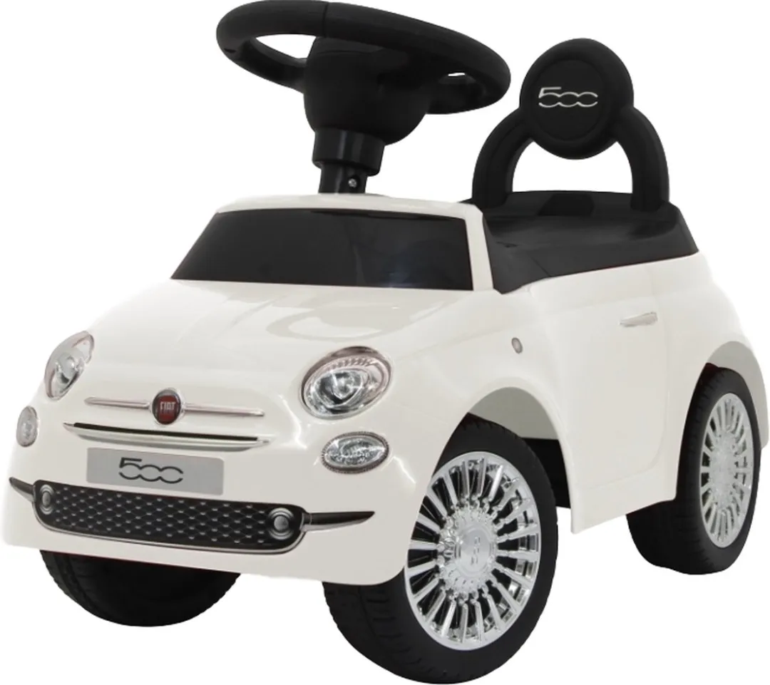 ECOTOYS Fiat 500 Loopauto Wit