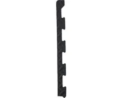 BLACK+DECKER Vloermat 6 Stuks 40x40cm - Zwart