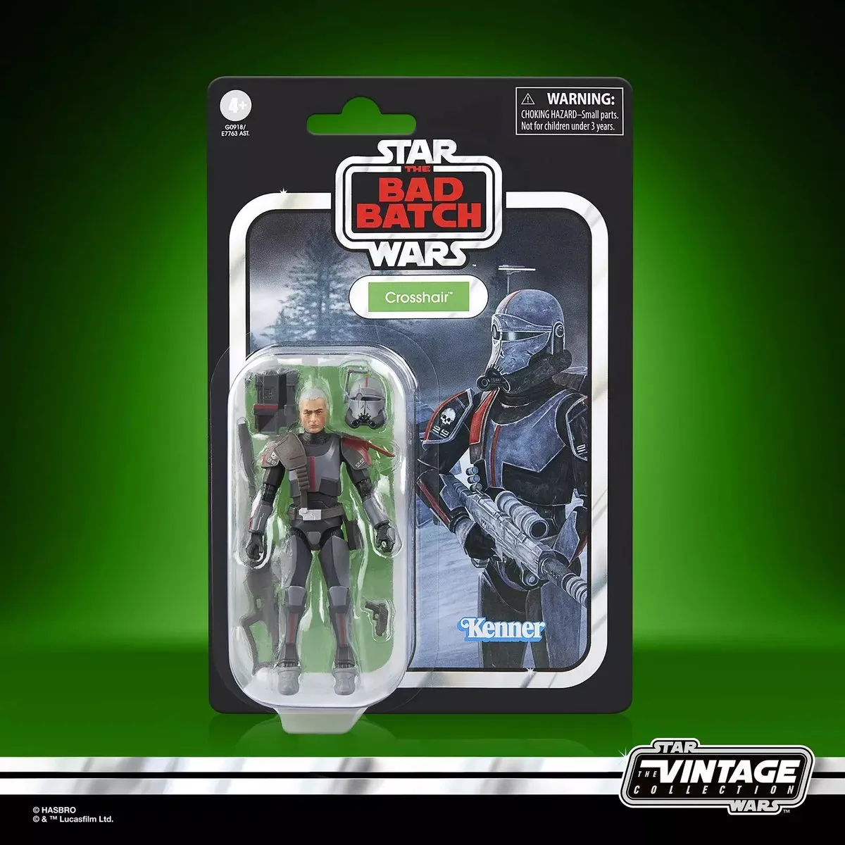 Hasbro Star Wars The Bad Batch Crosshair Vintage Action Figuur - 10cm - Multicolor