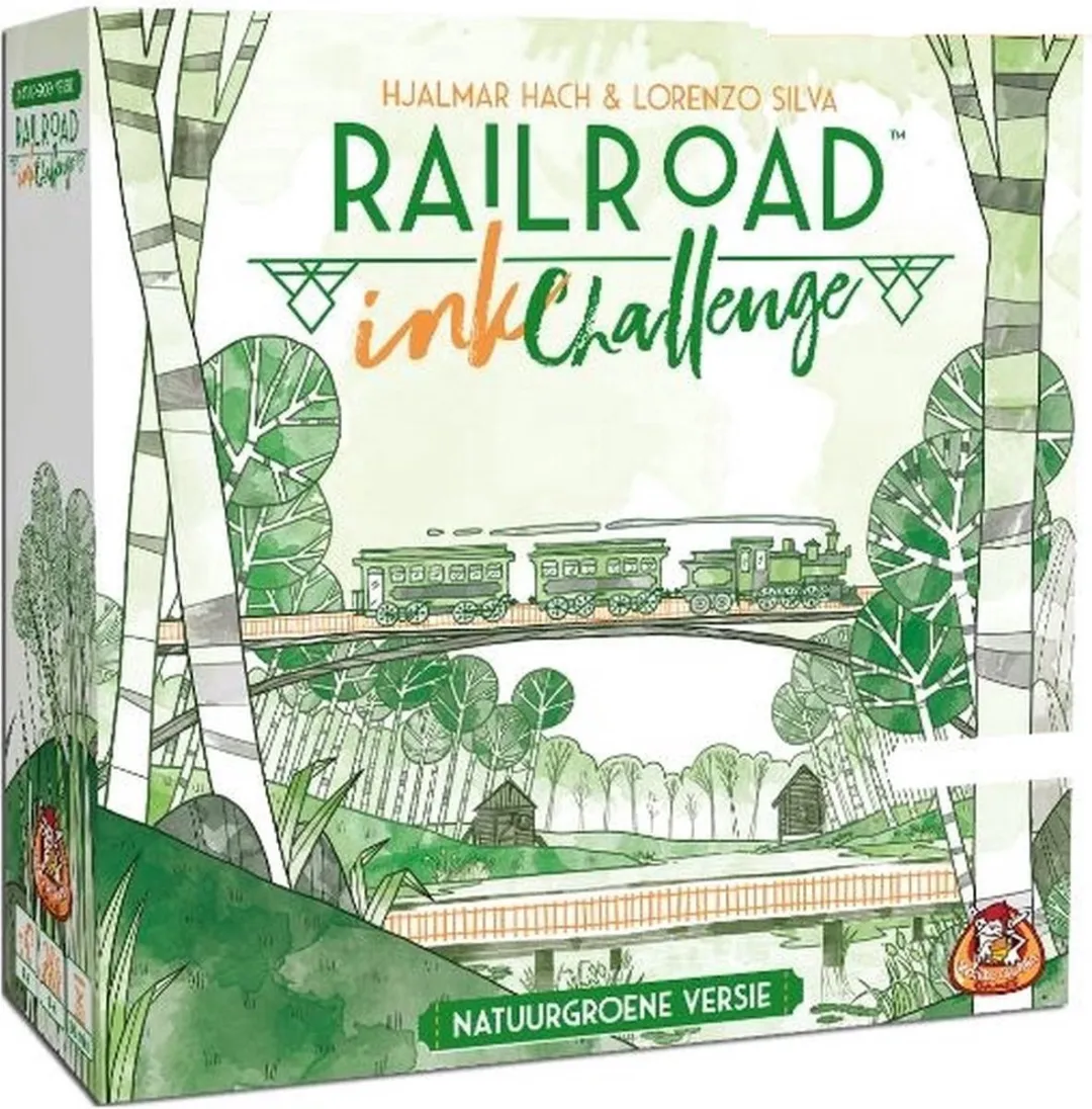 White Goblin Railroad Ink Natuurgroen WGG2117 Roll & Write Spel - 1-4 Spelers