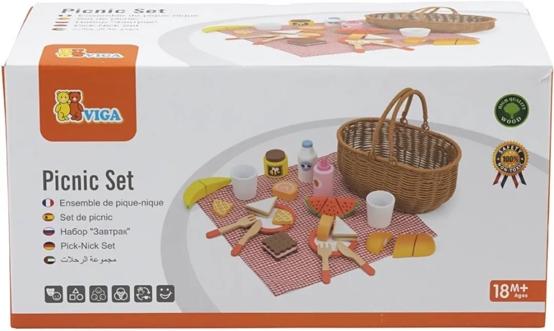Creativ Company Viga Houten Picknickset 44676 - Multicolor - afbeelding 6 van 6