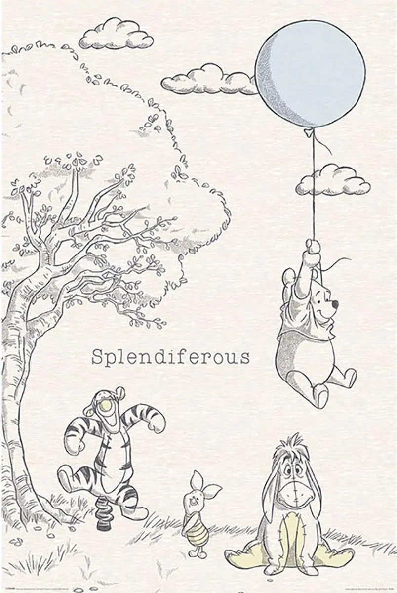 Disney Winnie de Pooh Splendiferous Maxi Poster 61x96.5cm