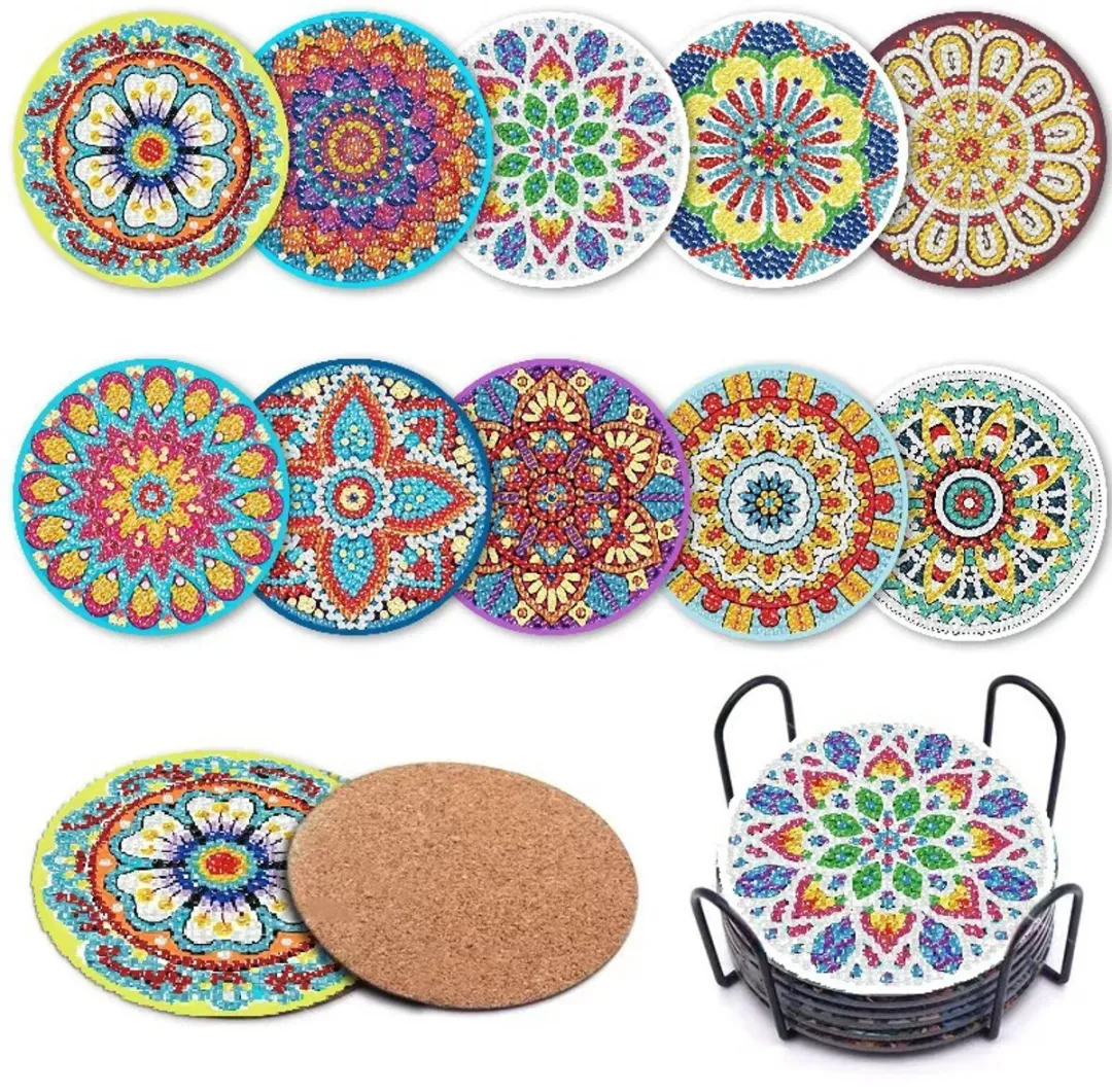 VDTOYS Diamond Painting Mandala Onderzetters AV 486 MANDELA 8