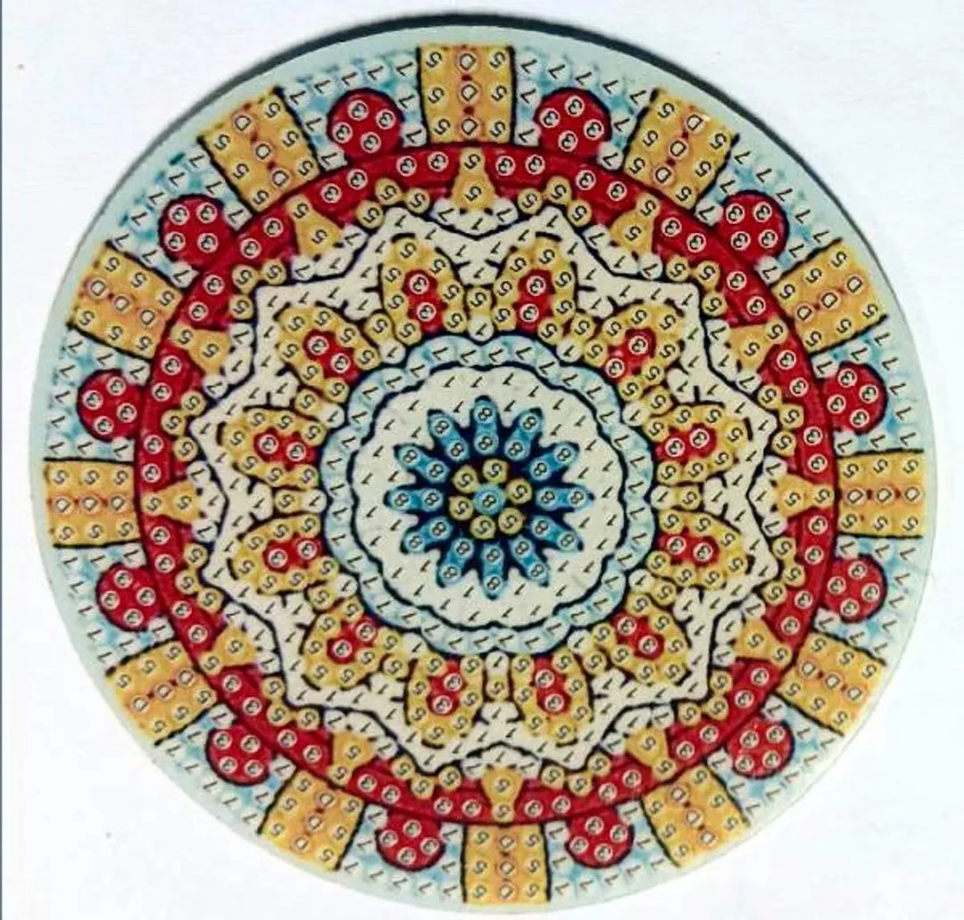 VDTOYS Diamond Painting Mandala Onderzetters AV 486 MANDELA 8 - 10 Stuks