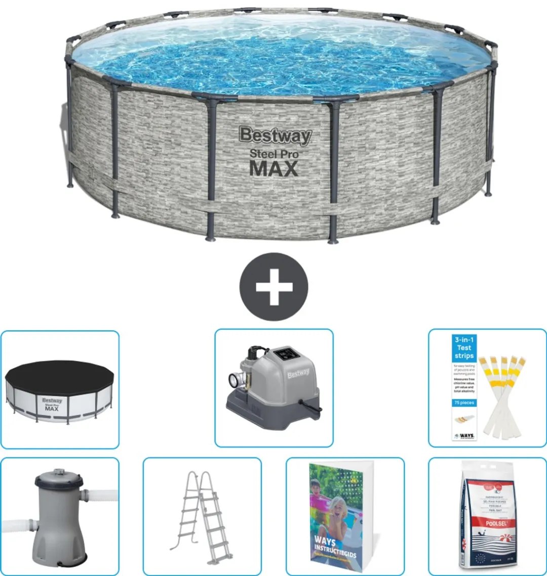 Bestway Steel Pro MAX Zwembad 427x122cm