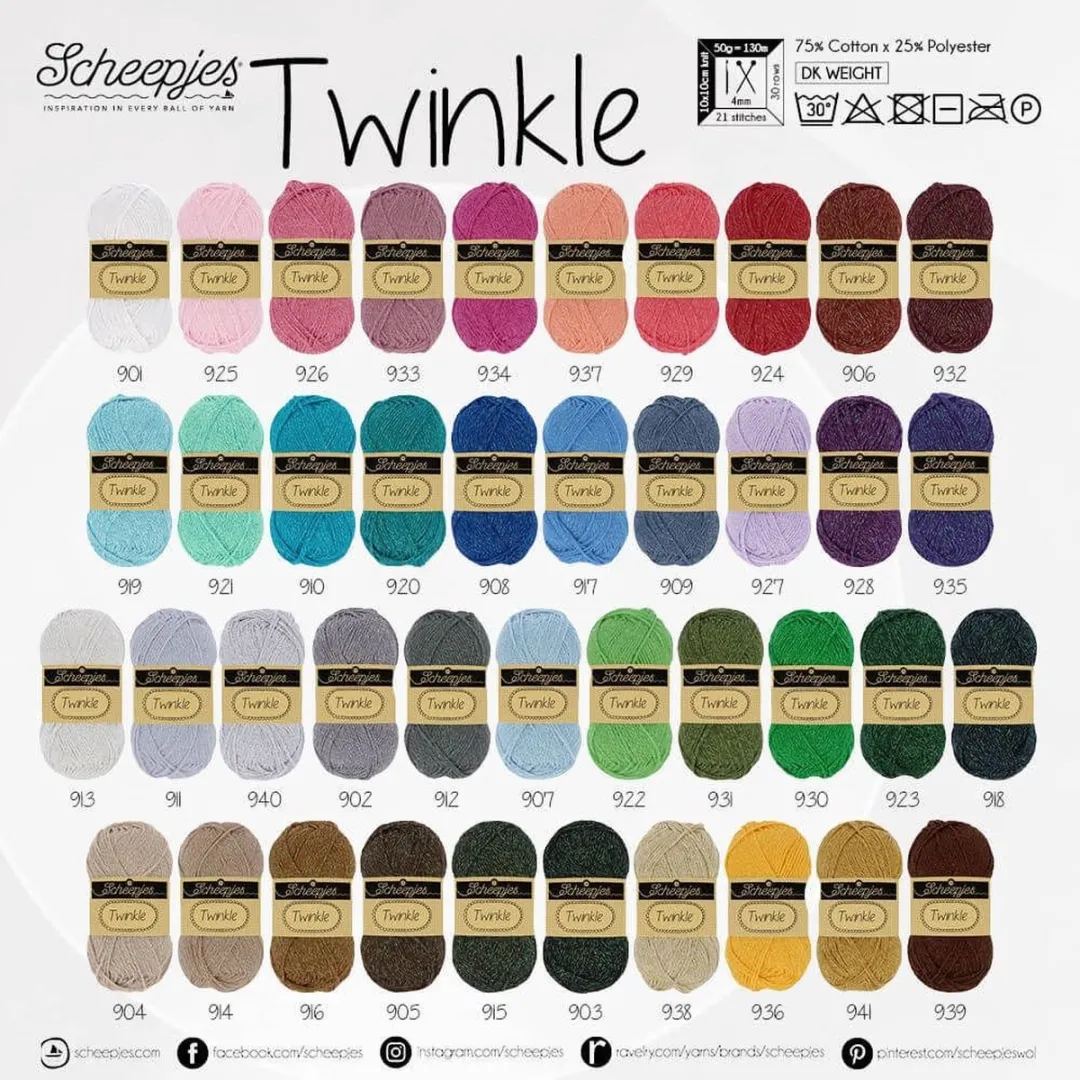 Scheepjes Twinkle 50g Zilver