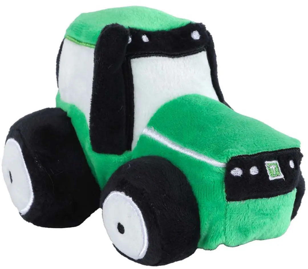 Kids Globe Pluche Tractor 13cm - Multikleur