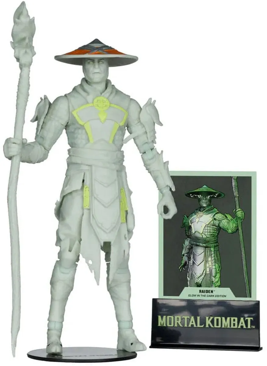 McFarlane Toys Mortal Kombat Raiden Glow-in-the-Dark Action Figuur 18cm - MCF11096