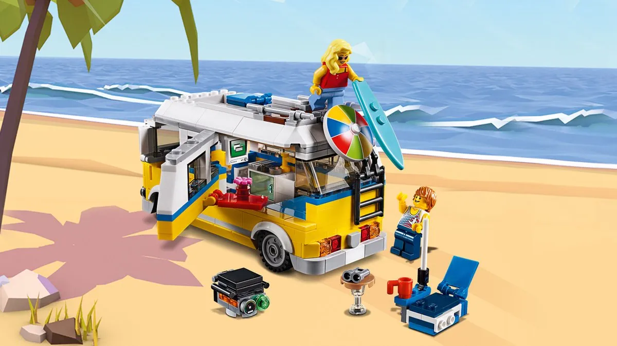 LEGO Creator Zonnig Surferbusje 31079 - 379 Stukken - afbeelding 6 van 6