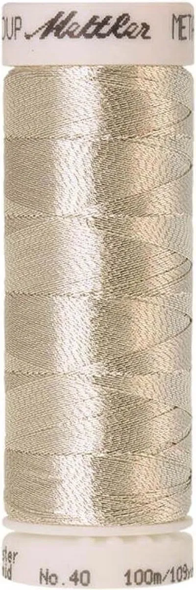 Amann Metallic Garen Zilver 100m