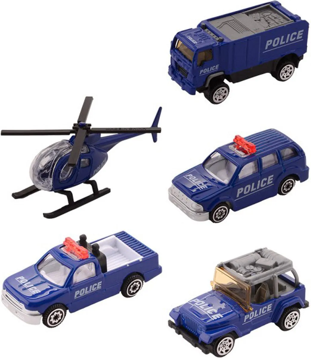 Johntoy Politie Voertuigen 1:64