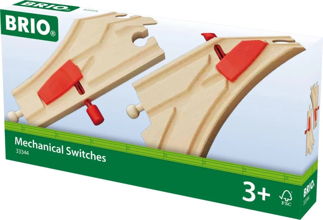 BRIO Mechanische Spoorwissels 33344 - Treinrails - afbeelding 6 van 6