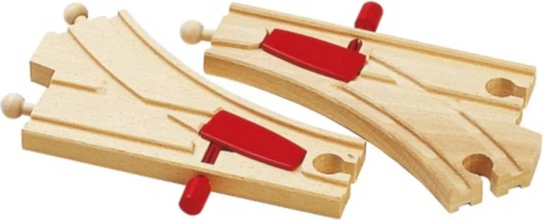 BRIO Mechanische Spoorwissels 33344 - Treinrails