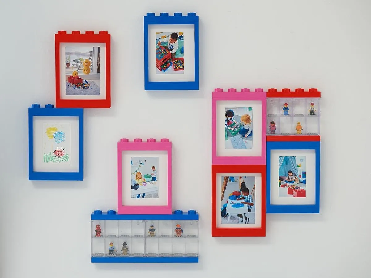 LEGO Fotolijst - 120x268cm - Rood