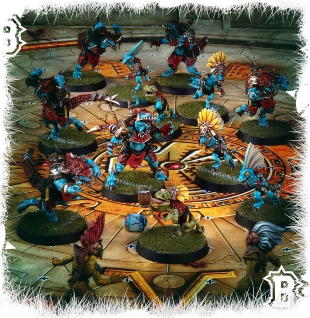 Games Workshop Blood Bowl Lizardmen Team - 200-74