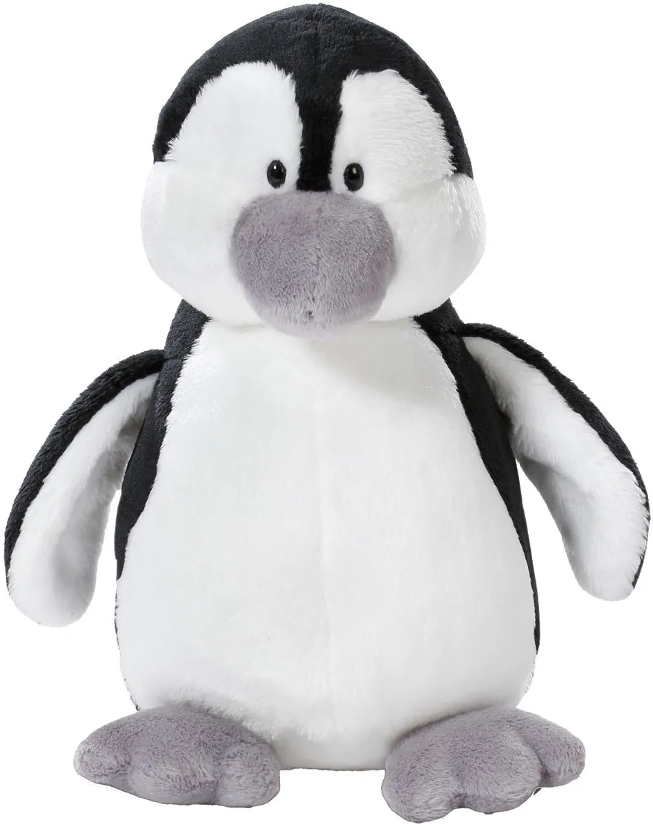 Nici Pinguïn Pluche Knuffel - 20 cm - Zwart/Grijs