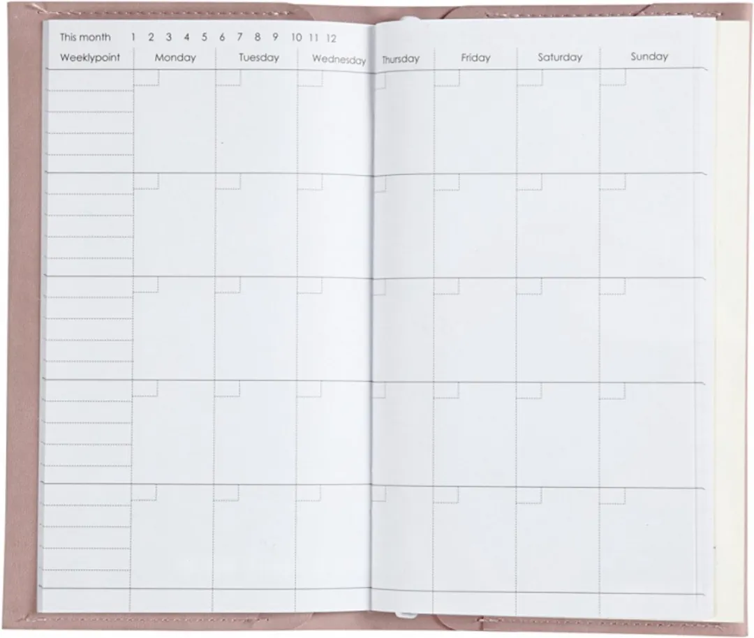 Creativ Company Planner 10x18cm Roze