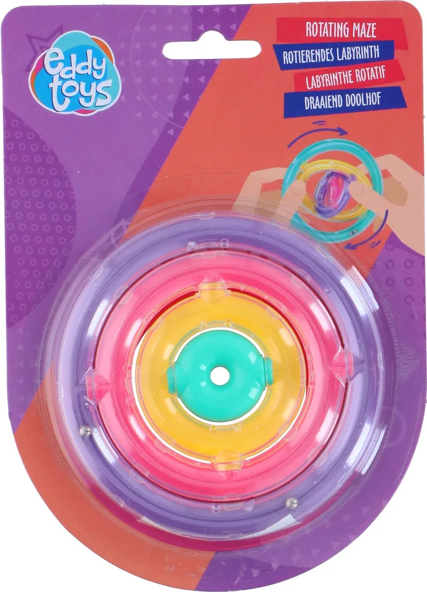 Eddy Toys Draaidoolhof Ø10cm - Meerkleurig