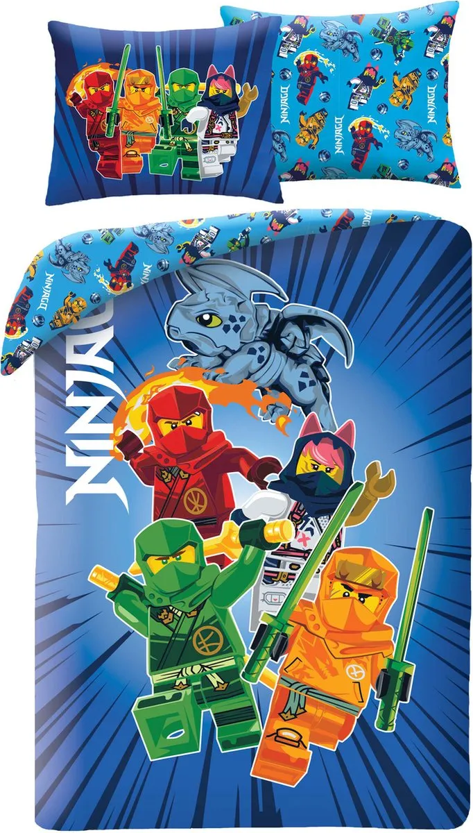LEGO Ninjago Dekbedovertrek 140x200cm