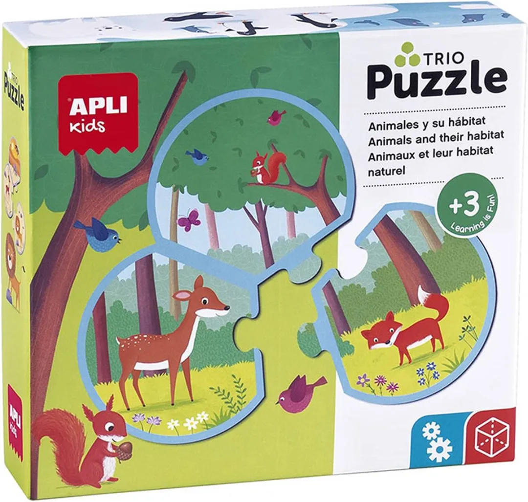 Apli Kids Dierenpuzzel 24 Stuks