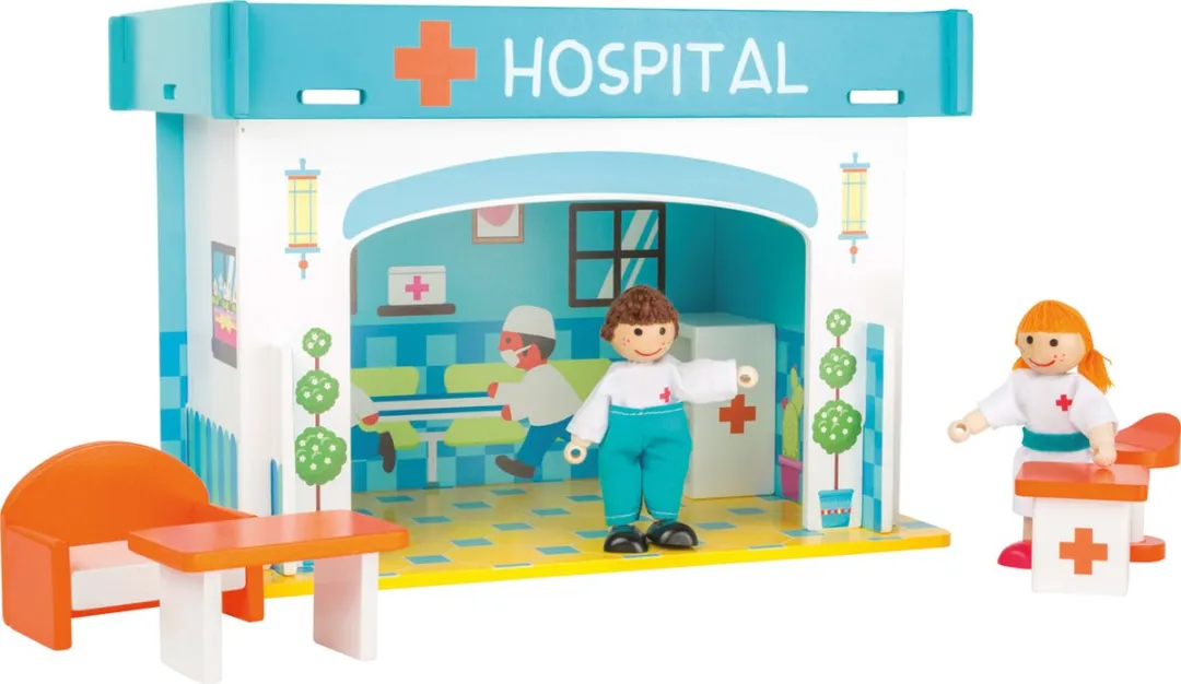 Small Foot Speelgoed Ziekenhuis met Accessoires - Wit