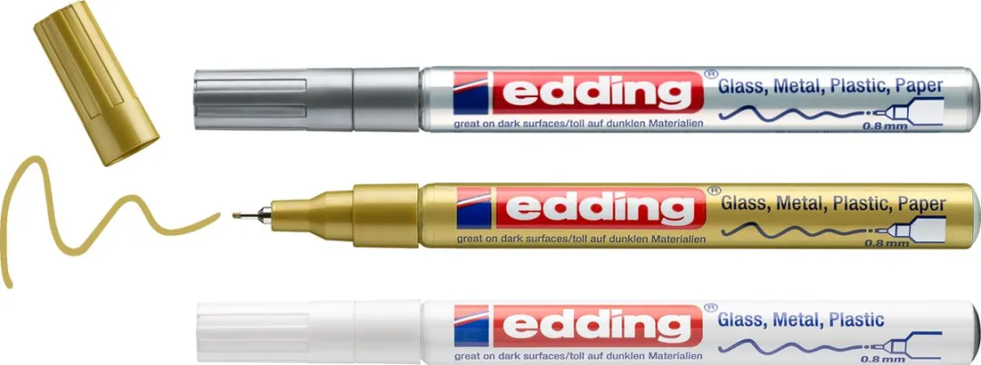 edding 780/3S Metallic Lakmarker Set