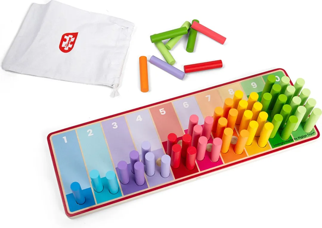 BIGJIGS Telstokjes Houten Spel