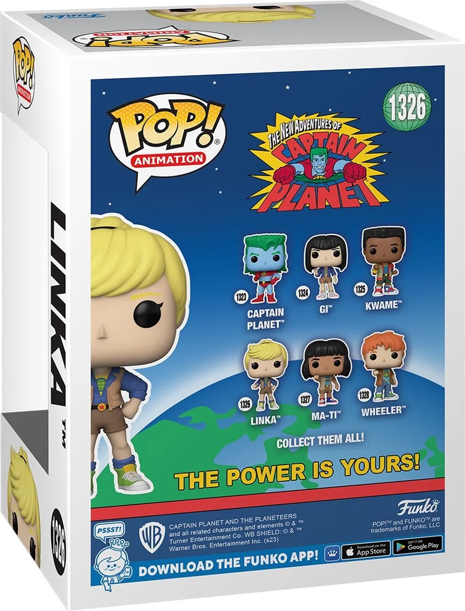 Funko POP! Captain Planet And The Planeteers Linka Verzamelfiguur - Multicolours
