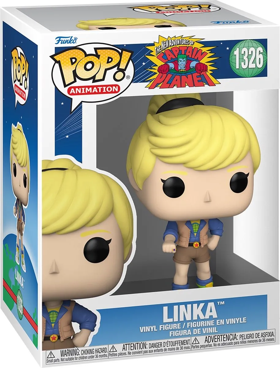 Funko POP! Captain Planet And The Planeteers Linka Verzamelfiguur - Multicolours