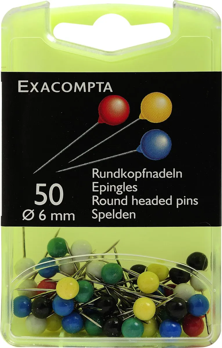 Exacompta Prikbordspelden 15mm