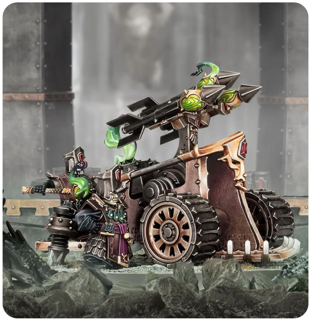 Games Workshop Warhammer Age of Sigmar Helsmiths of Hashut Deathshrieker Rocket Battery 82-07
