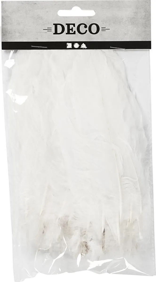 Creativ Company Ganzenveren 15cm - 70 Stuks