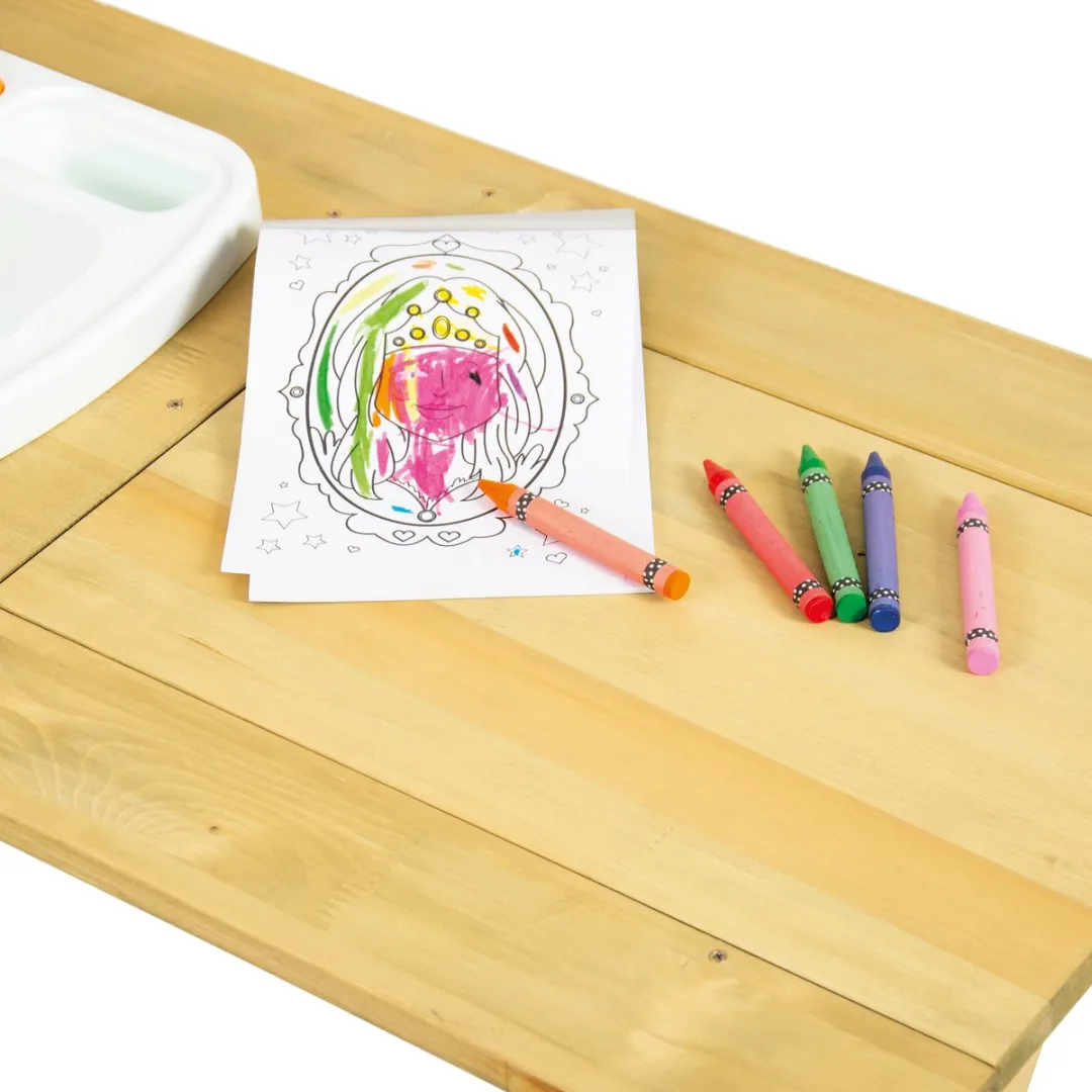 TP Toys Houten Speeltafel & Moddertafel Neushoorn TP274U - Naturel