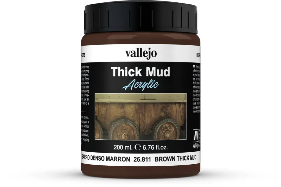 Vallejo Brown Mud Thick Mud Weathering Effects 200ml